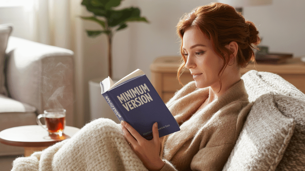 Reading one page as a flexible habit practice.
