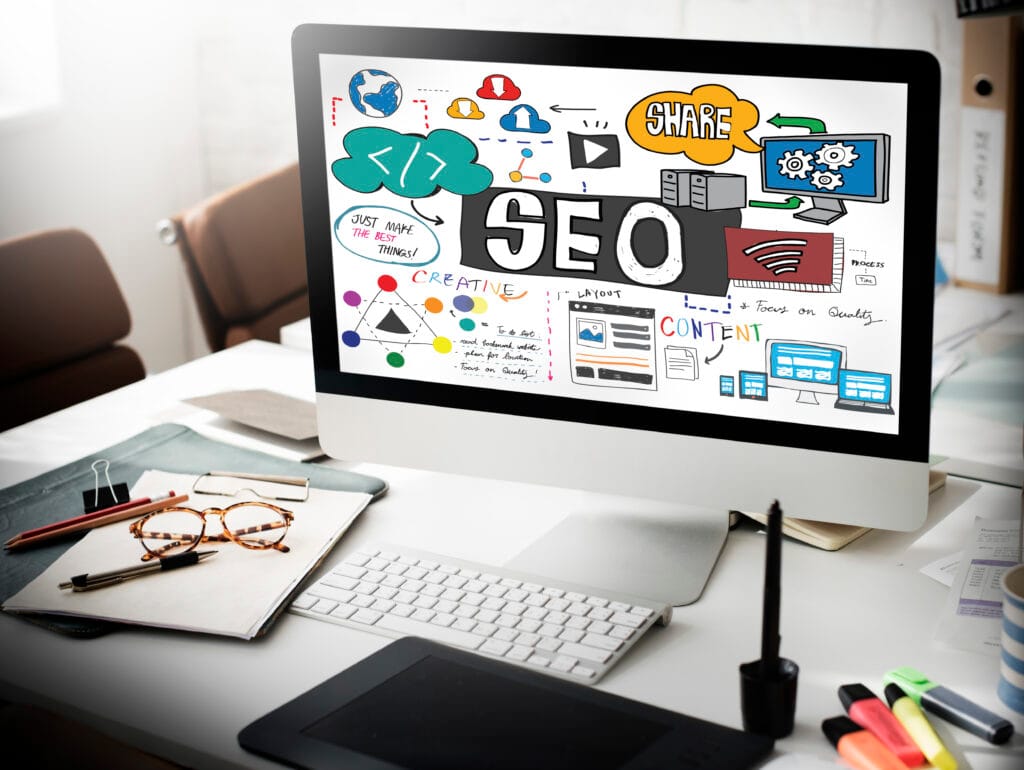 illustration showing the best SEO tools for 2025 including keyword research, technical audits, and backlink analysis